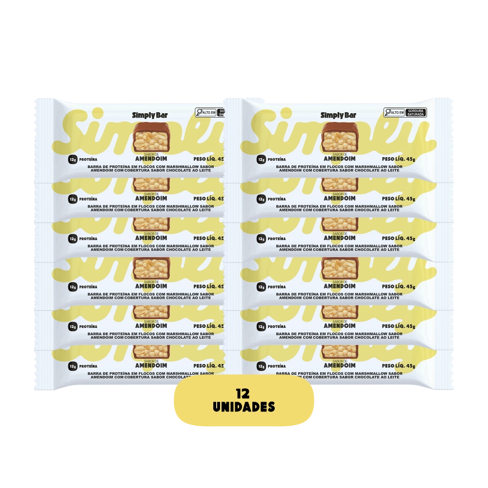 SIMPLY BAR AMENDOIM 12G DE PROTEÍNA