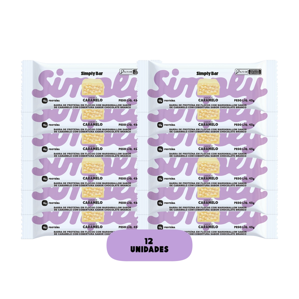 SIMPLY BAR CARAMELO 12G DE PROTEÍNA
