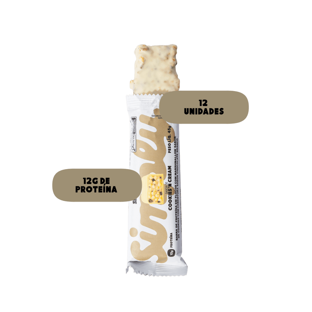 SIMPLY BAR COOKIES'N CREAM 12G DE PROTEÍNA