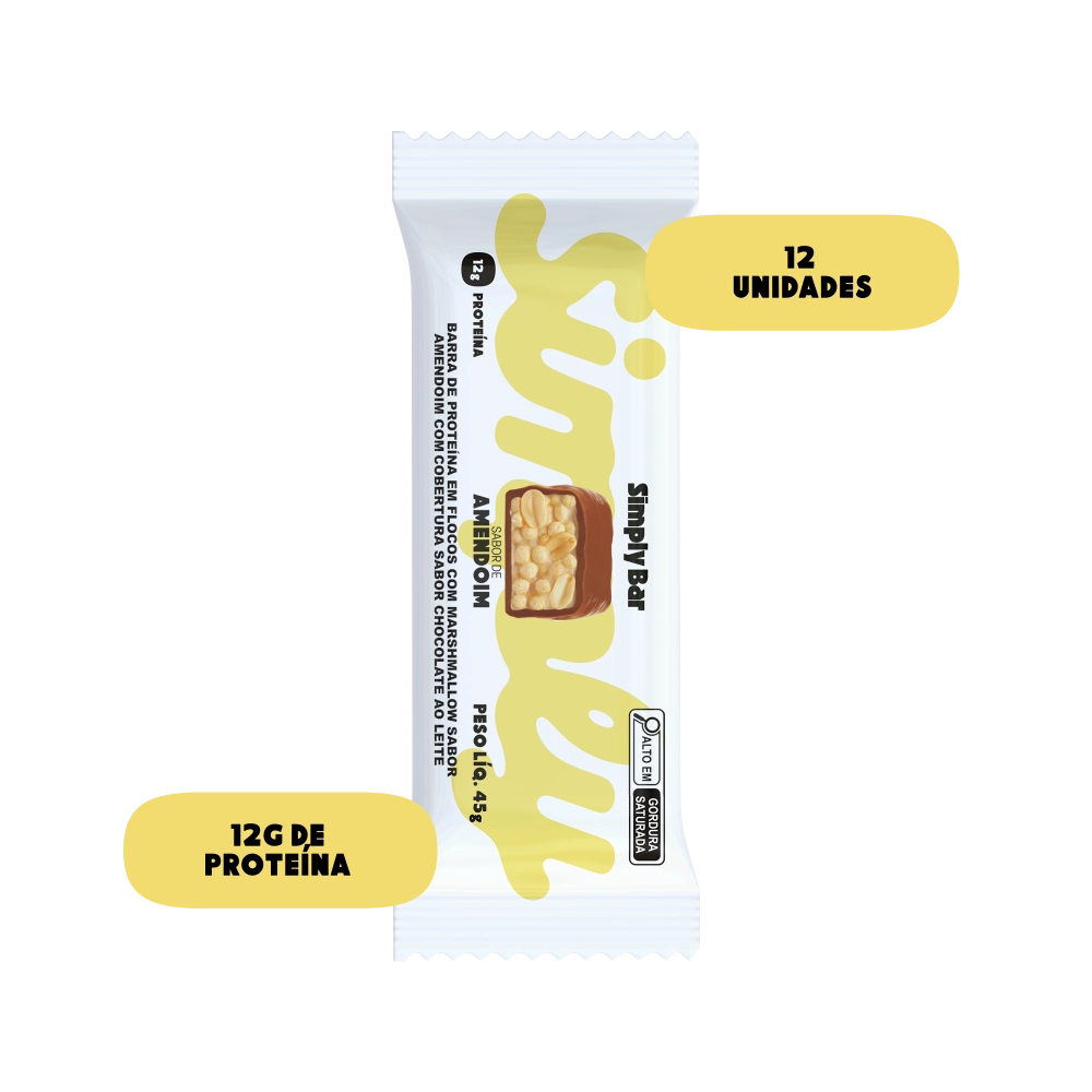 SIMPLY BAR AMENDOIM 12G DE PROTEÍNA