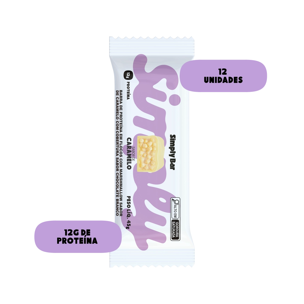 SIMPLY BAR CARAMELO 12G DE PROTEÍNA